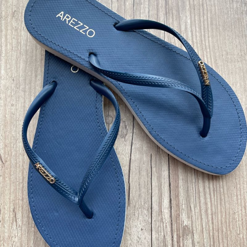 Sand lia Estilo Havaianas Arezzo Sand lia Feminina Arezzo Nunca