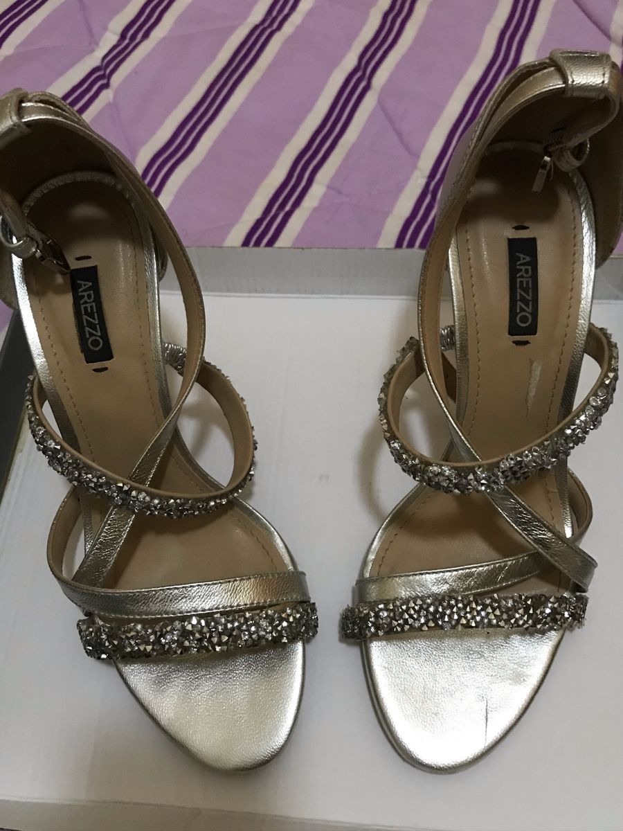 arezzo sandalias de festa