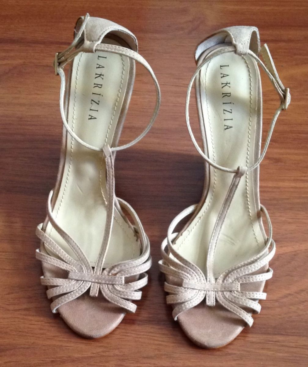 sandalia fina de festa