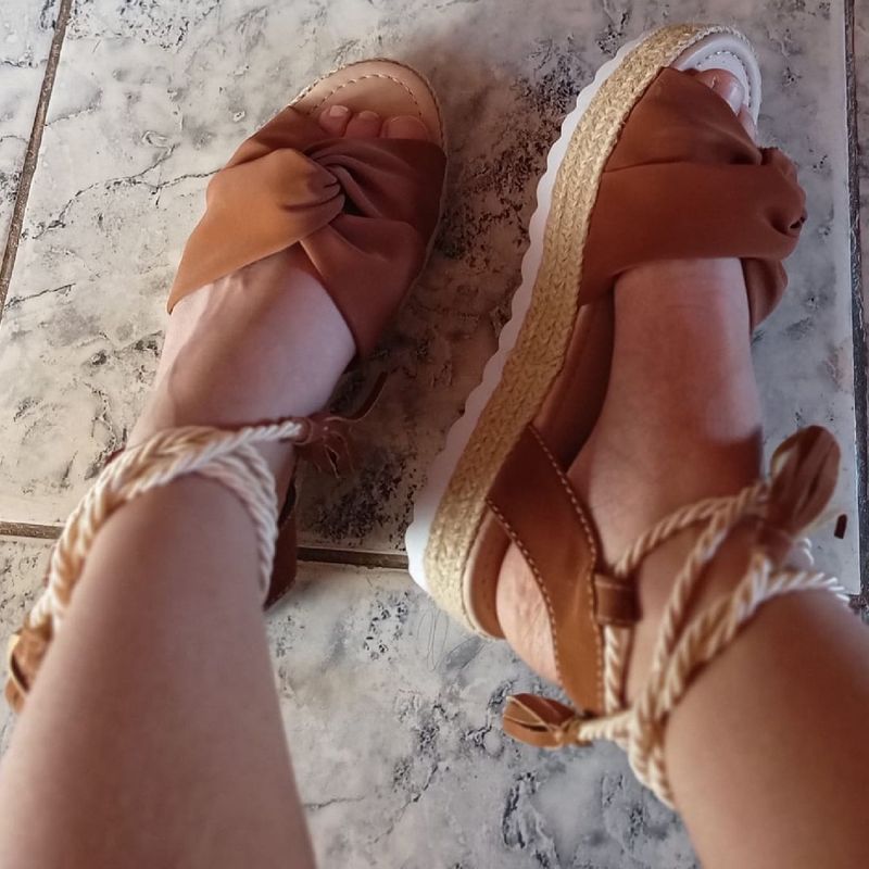 Flatform anabela hot sale