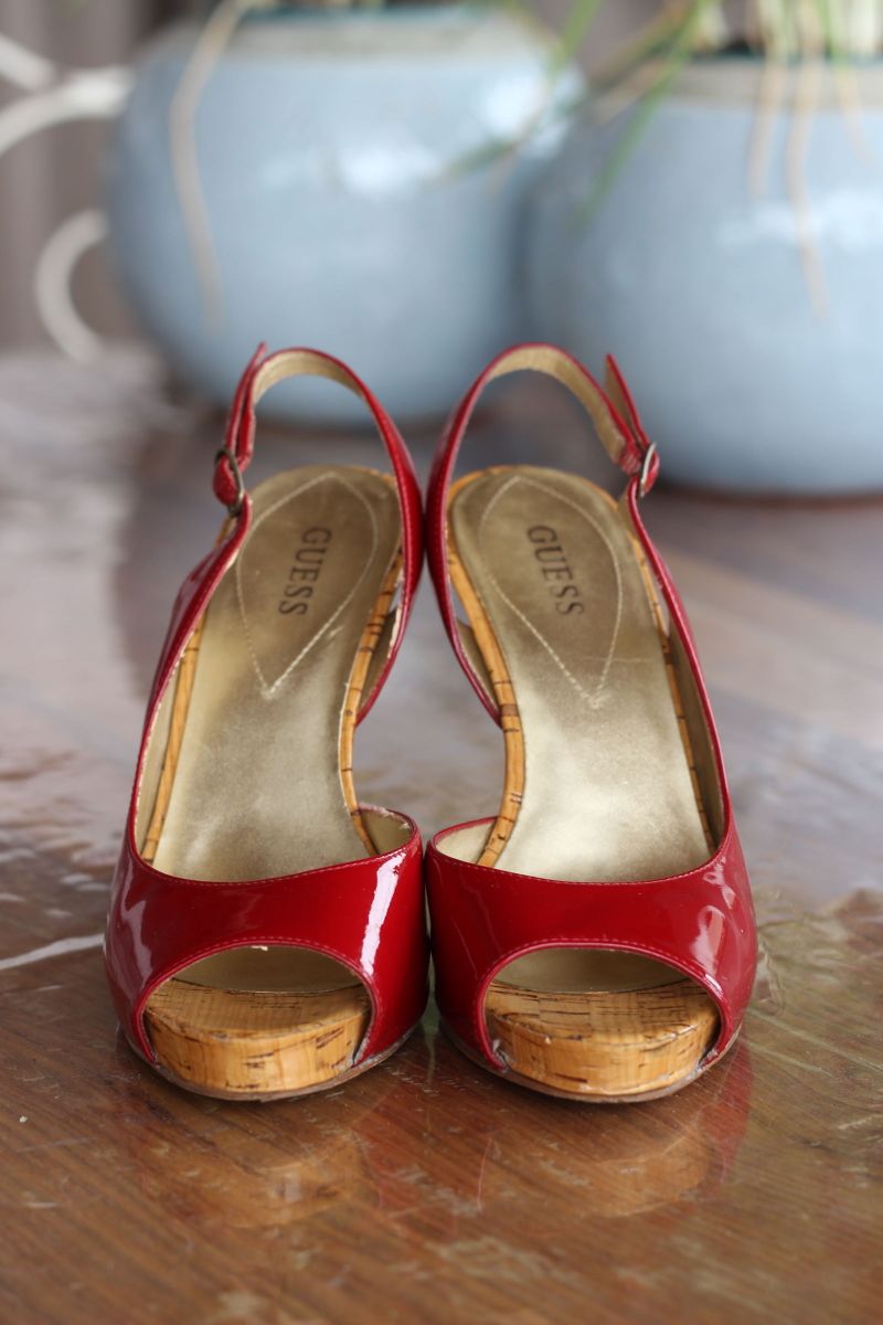 Sandália Guess Usada Sandália Feminina Guess Usado 19477154 enjoei