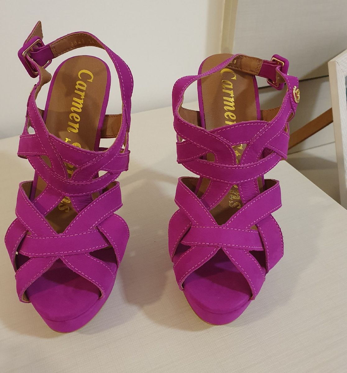 sandalia rosa carmen steffens