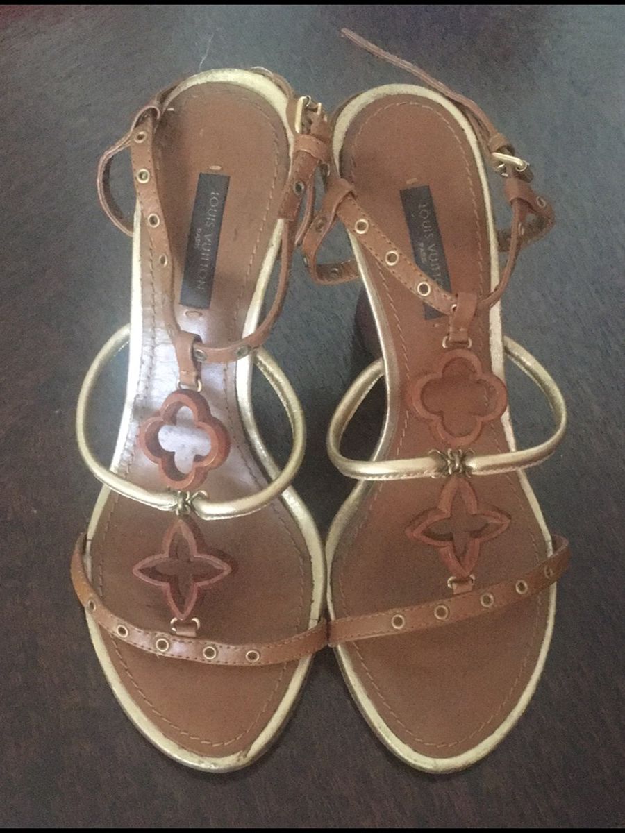 sandalia louis vuitton