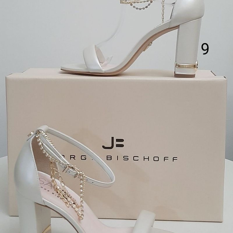 Sandalia Luxo Noivas Sandália Feminina Jorge Bischoff Nunca Usado  84694046 enjoei