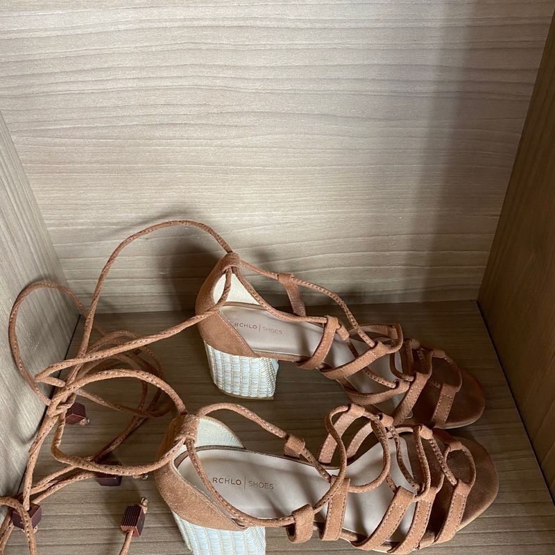 Sand lia Marrom Riachuelo Sand lia Feminina Riachuelo Usado