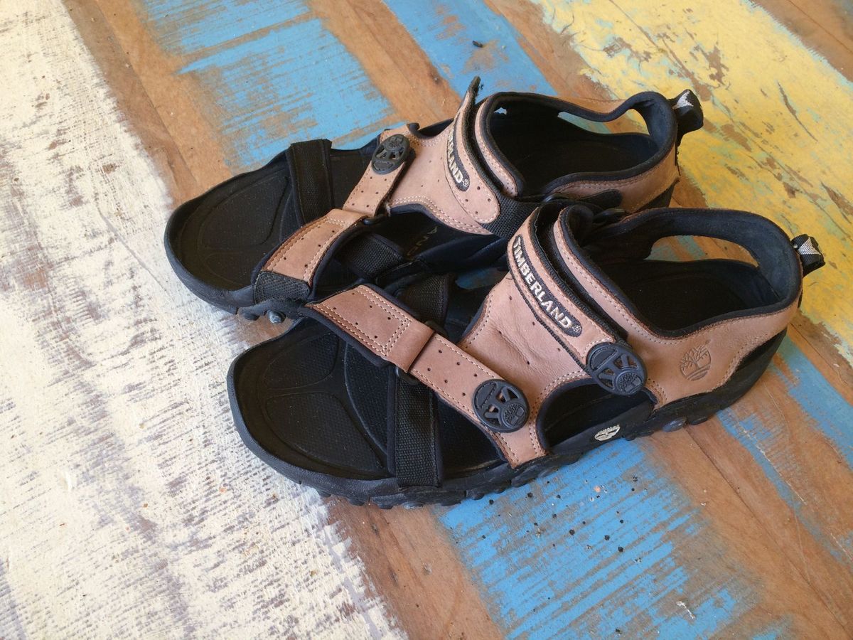 sandália masculina timberland