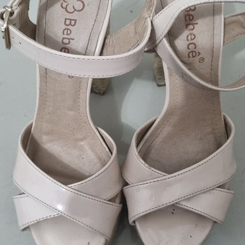 Meia Pata Sandalias Da Bebece 2018 Sandalia Meia Pata Salto Grosso