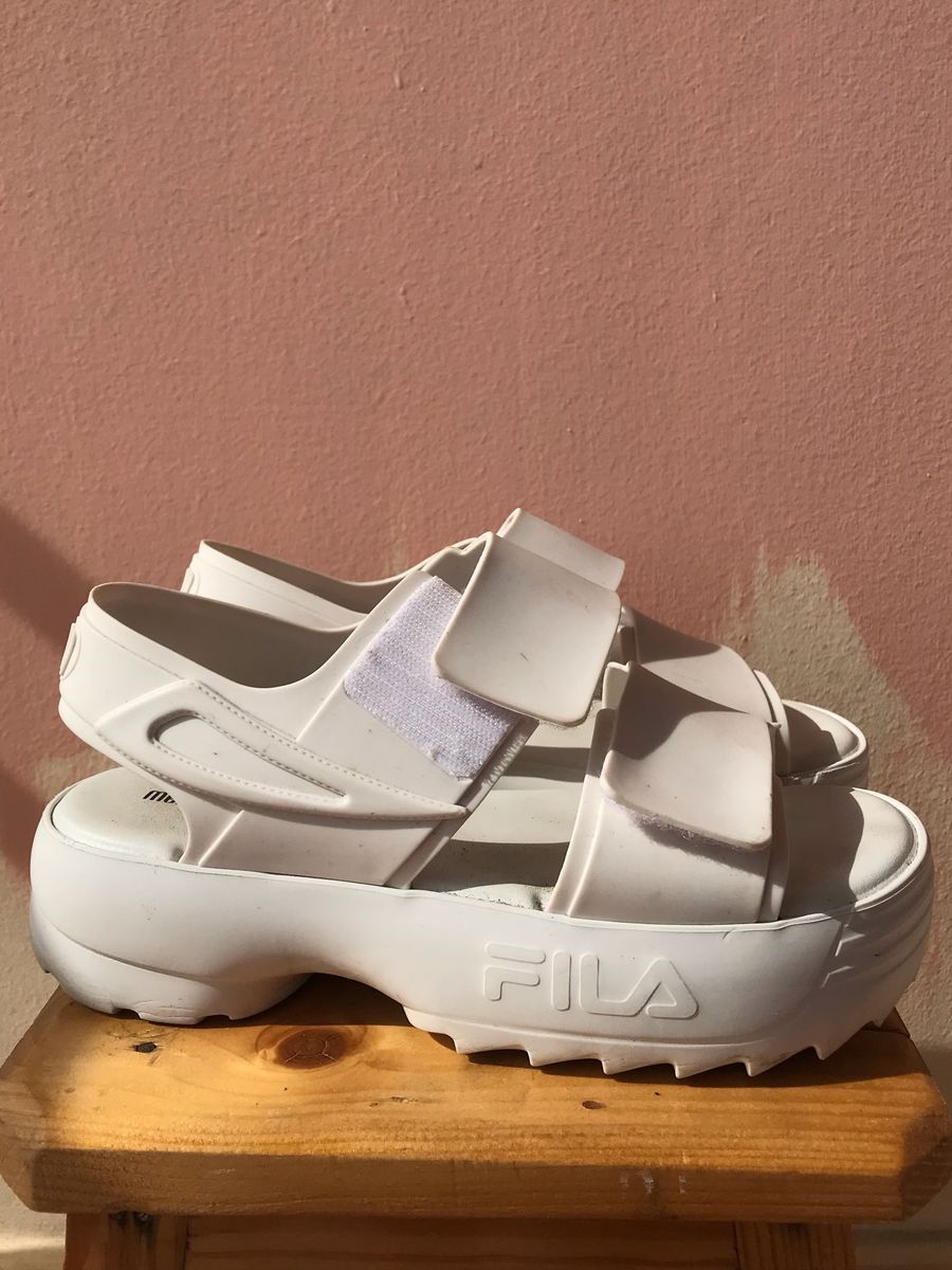 melissa fila sandals