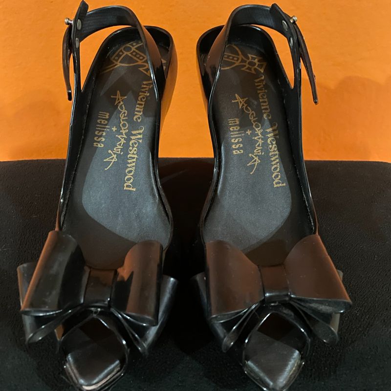Sandália Melissa Lady Dragon Preta + Vivienne Westwood | Melissa