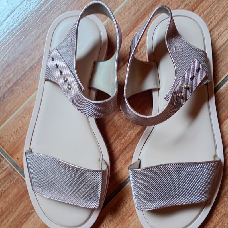 Sandália Melissa Mar Sandal Chrome Melissa Usado 117936255 enjoei