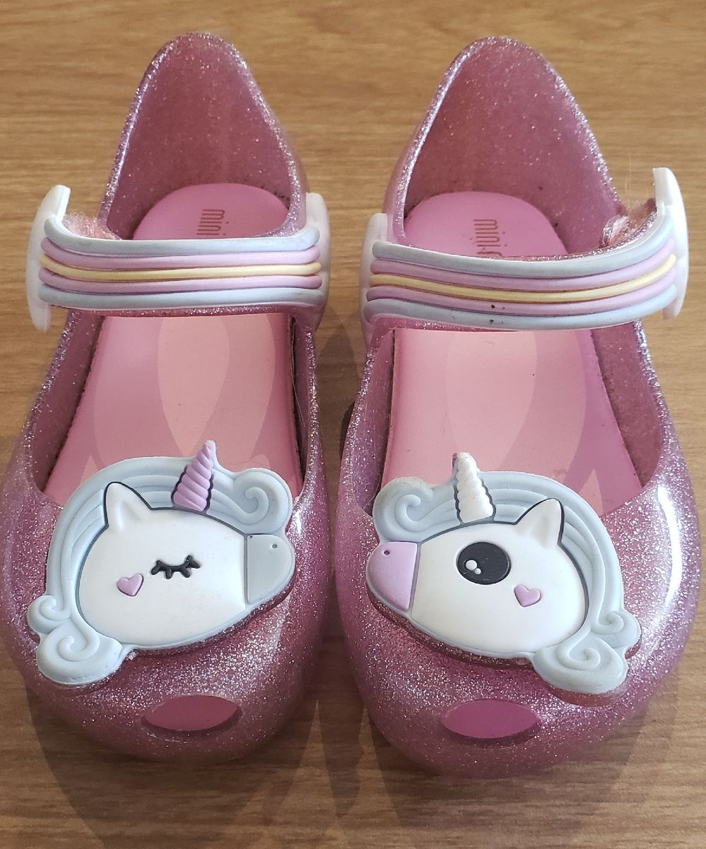 sandalia melissa infantil unicornio