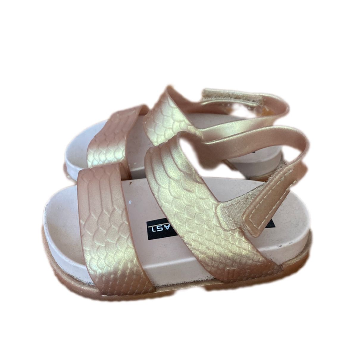 Sand lia Mini Melissa Baja East Cosmic Dourada Cal ado Infantil