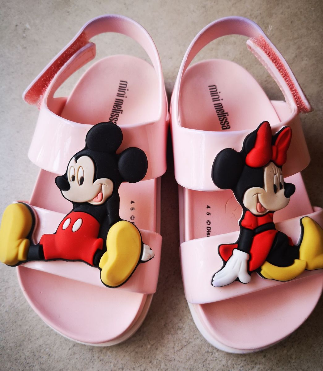 sandalia melissa mickey e minnie