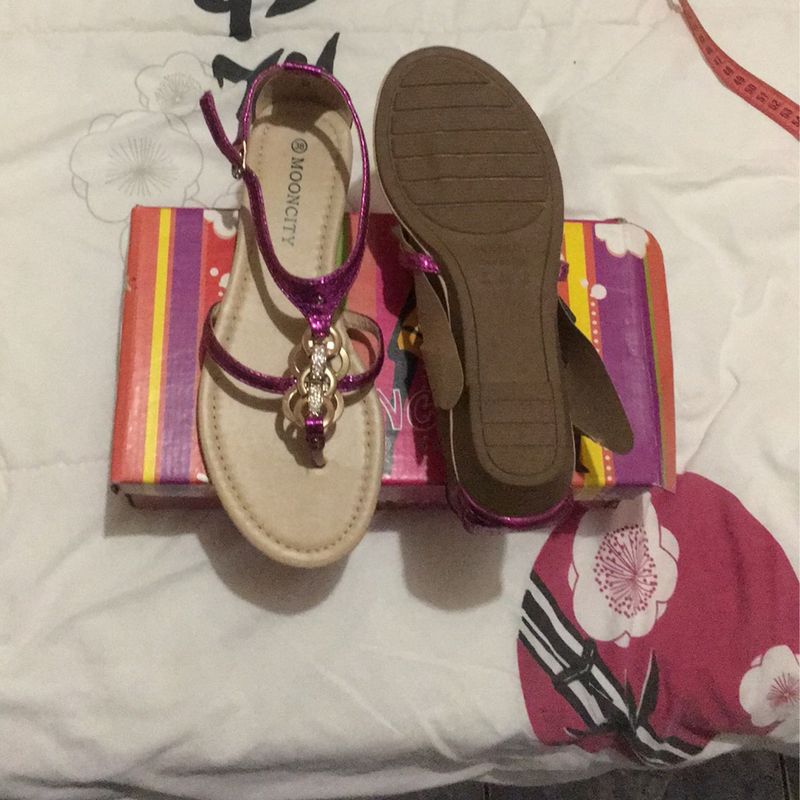 Sand lia Mooncity Tamanho 38 Rosa Sand lia Feminina Mooncity
