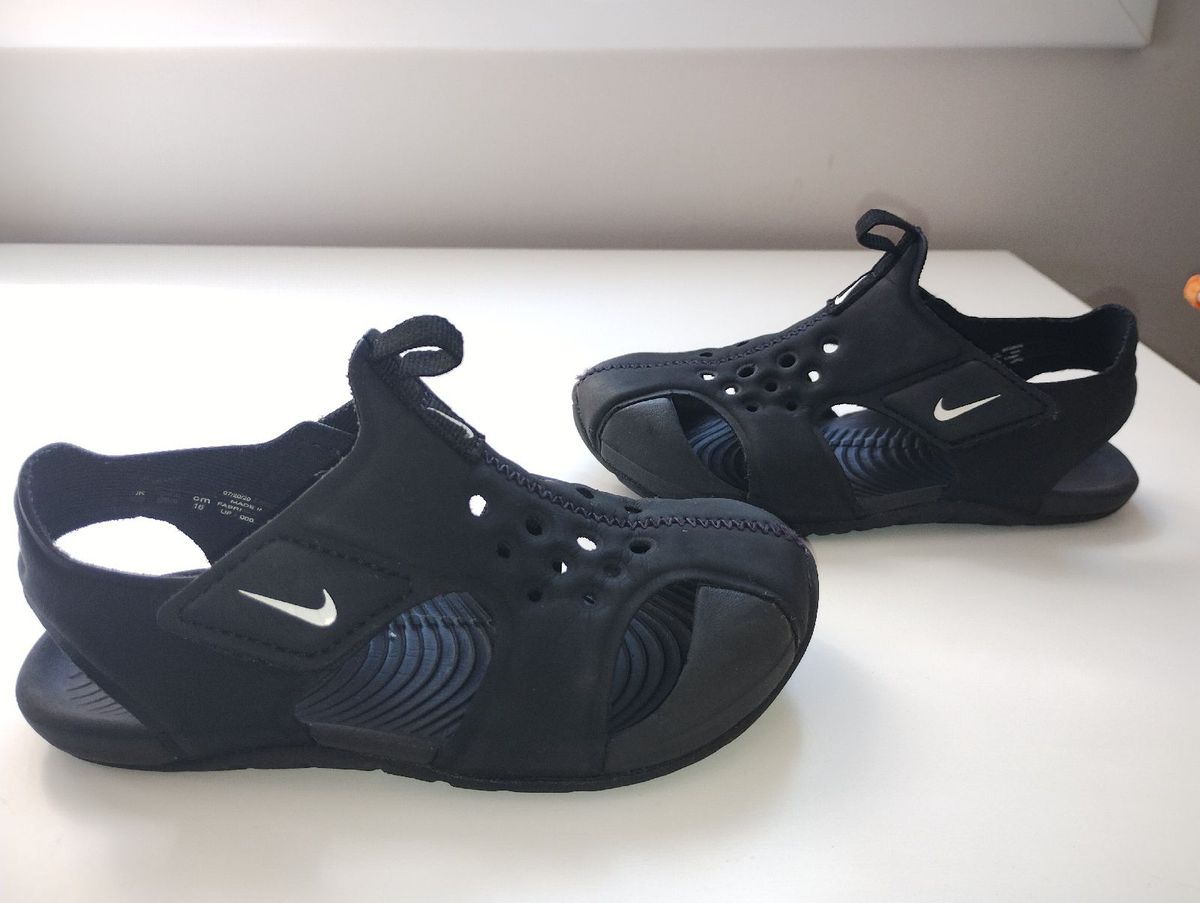 Sandália nike menino sunray protect best sale 2 preta