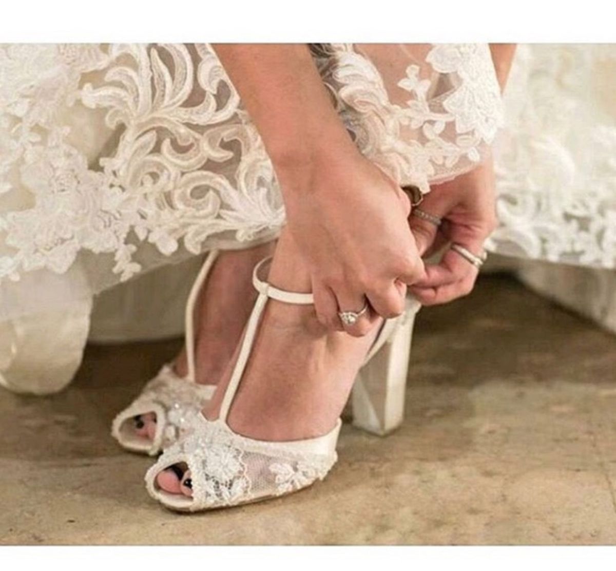 sandalia de noiva