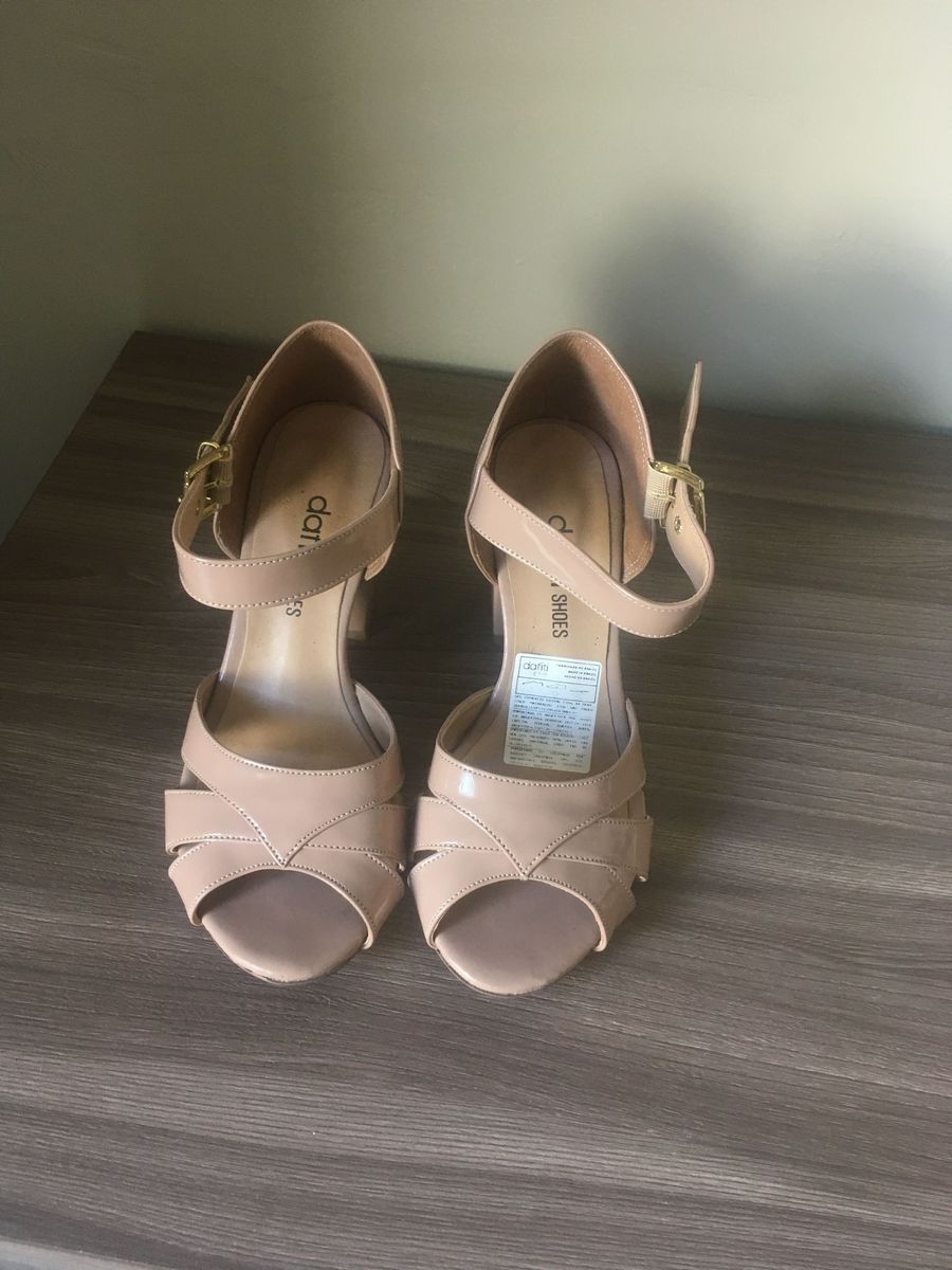 sandalia nude dafiti