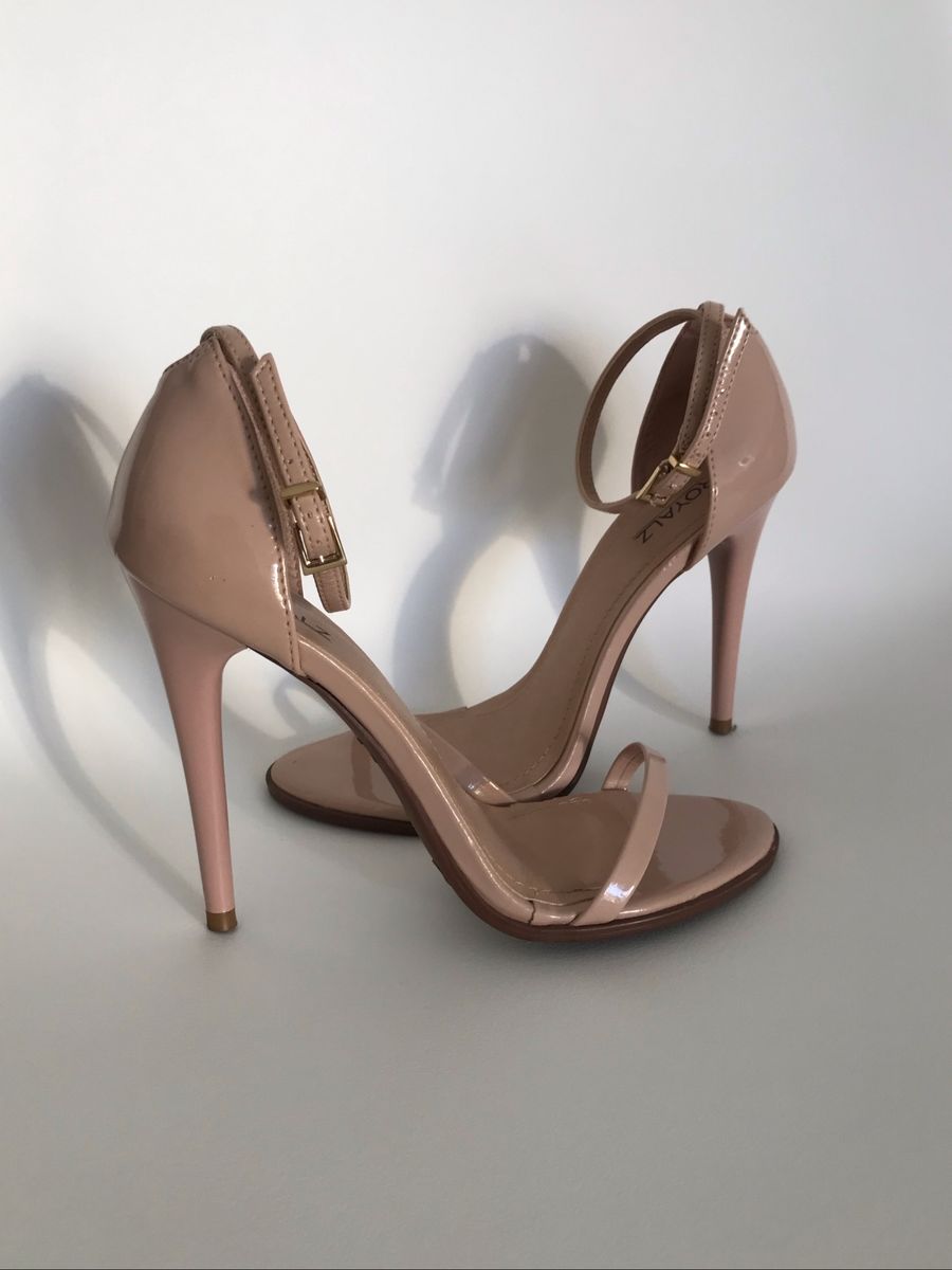 Sand Lia Nude Vinyl Salto Fino Sand Lia Feminina Royalz Usado