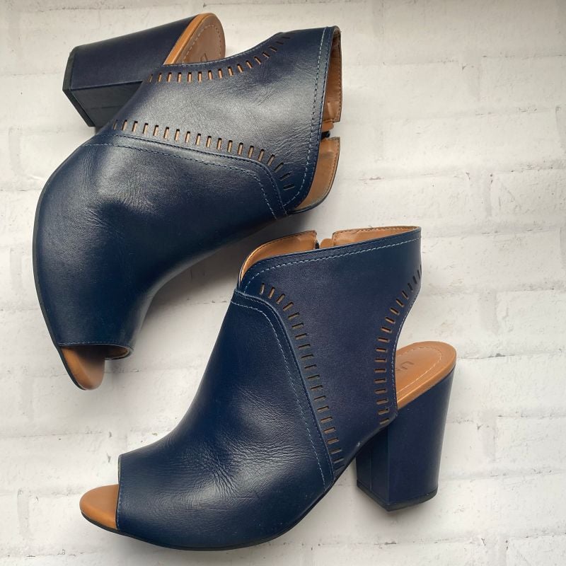 Calçados Usaflex Mule Feminino Usaflex Sandalia Open Boot Azul