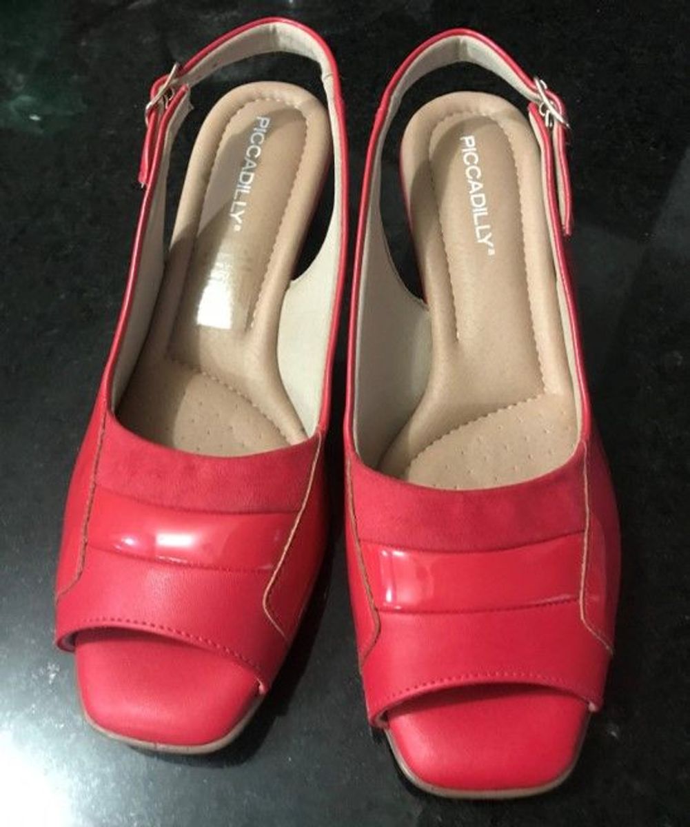 sandalia piccadilly salto baixo