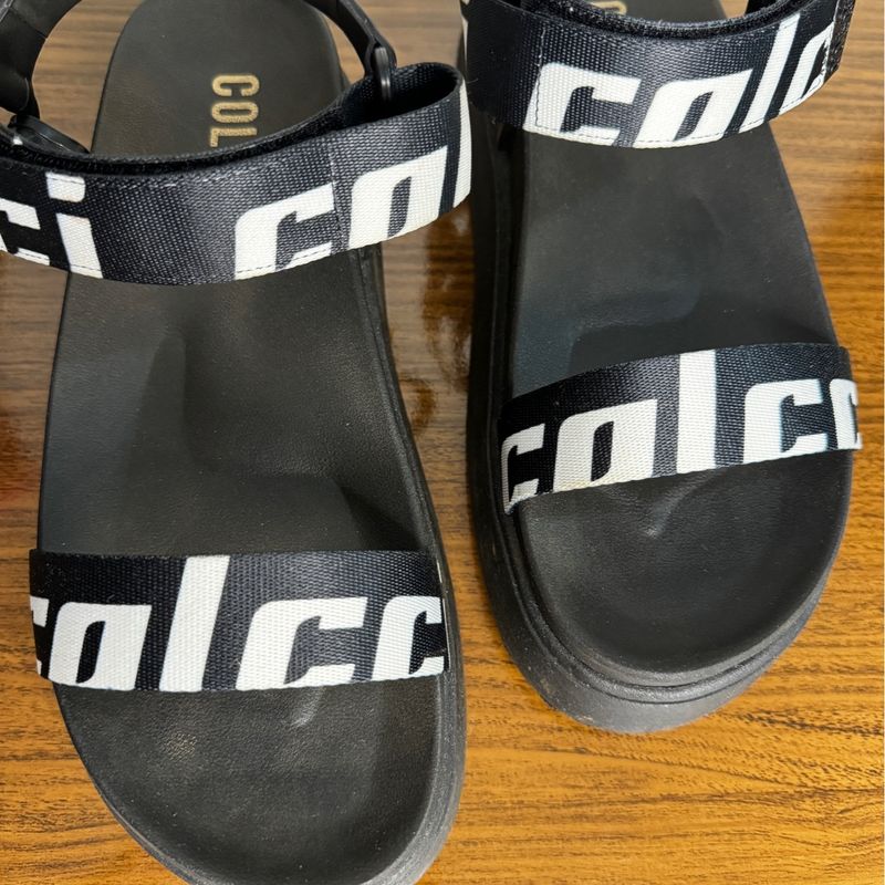 Sandália Plataforma Colcci Preta Sandália Feminina Colcci Usado