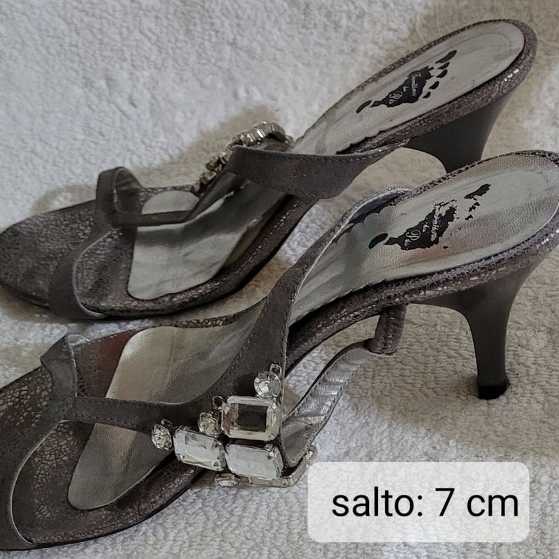 Sand lia Prata Velha Sand lia Feminina Territ rio Dos P s Usado