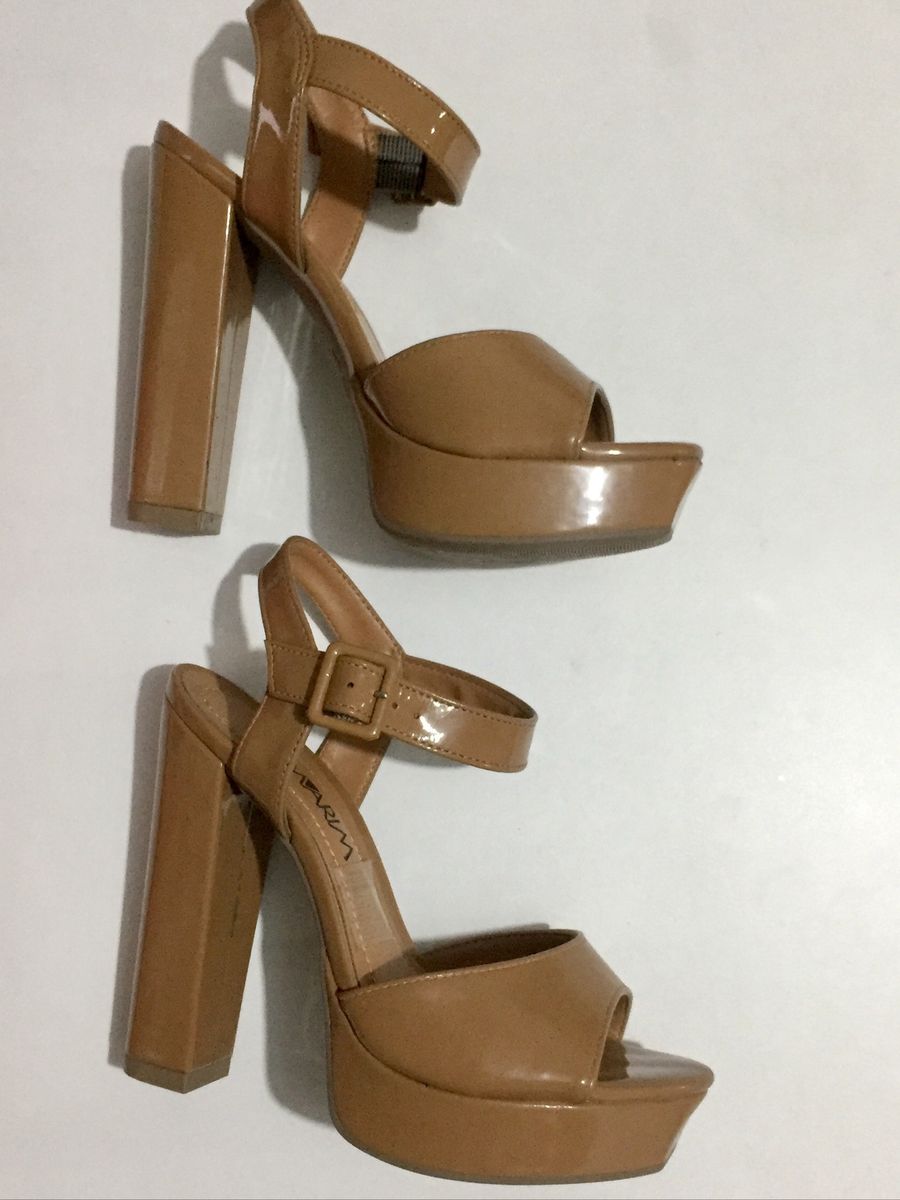 sandália ramarim salto grosso