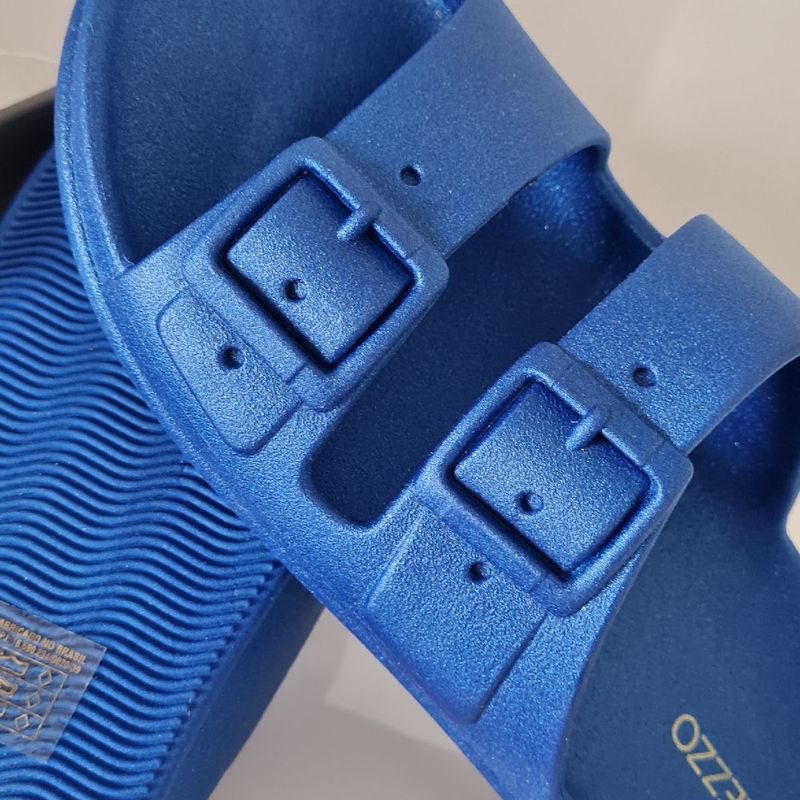 Sandalia Rasteira Arezzo Azul Fivelas Birken Injetado Schutz Melissa Amissima Coach Dior Rasteira Feminina Arezzo Nunca Usado 81280398 enjoei