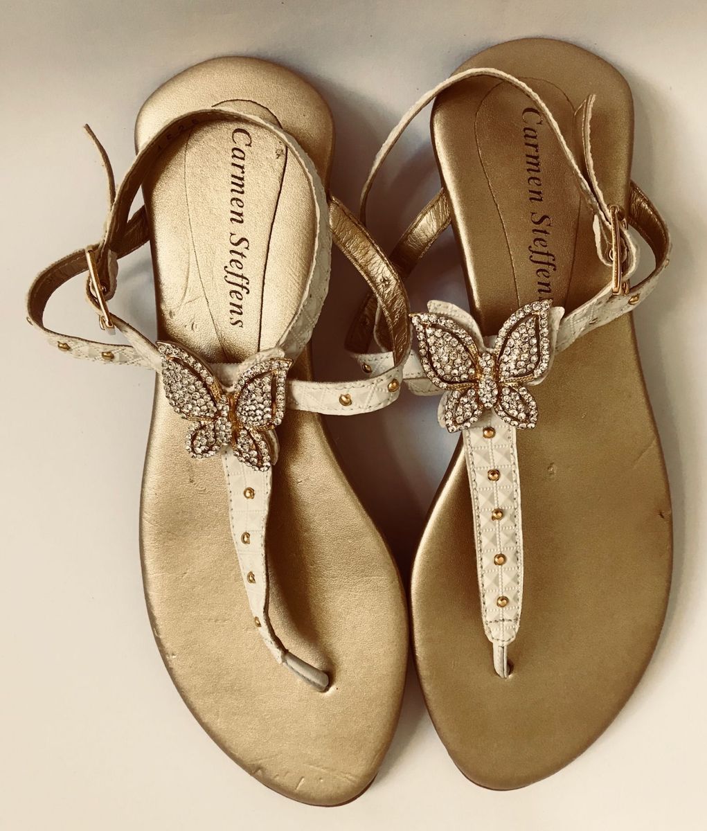 sandálias rasteiras carmen steffens