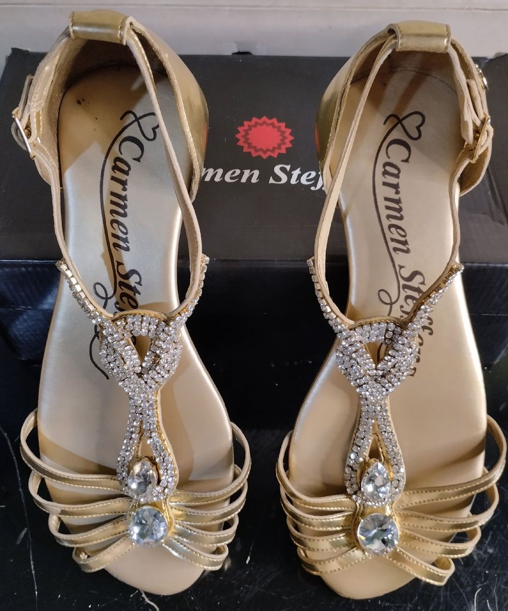 Sandalia rasteira best sale carmen steffens