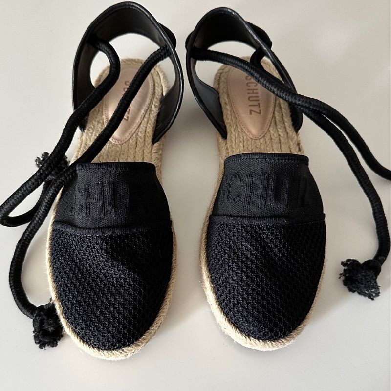 Sandalia rasteira hot sale espadrille