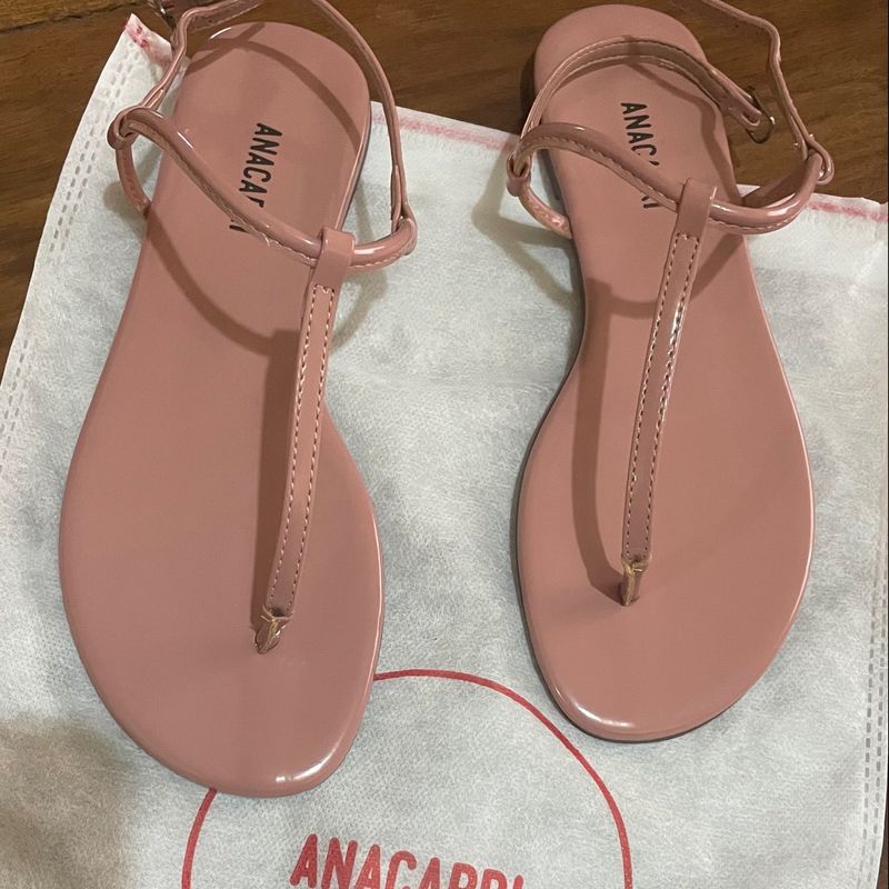 Sandália Rasteira Nova Número 34 Rasteira Feminina Schutz Nunca