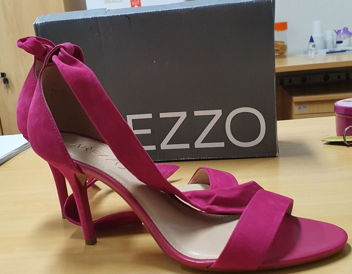 sandalia arezzo rose