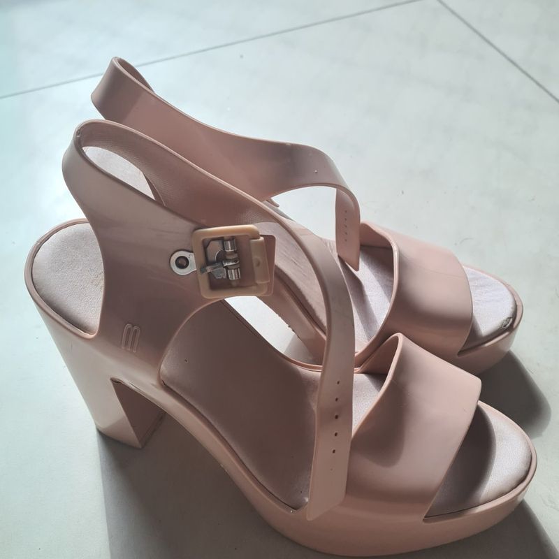 Sandália Salto Tenis Melissa Salto Alto Sandalia Melissa Salto