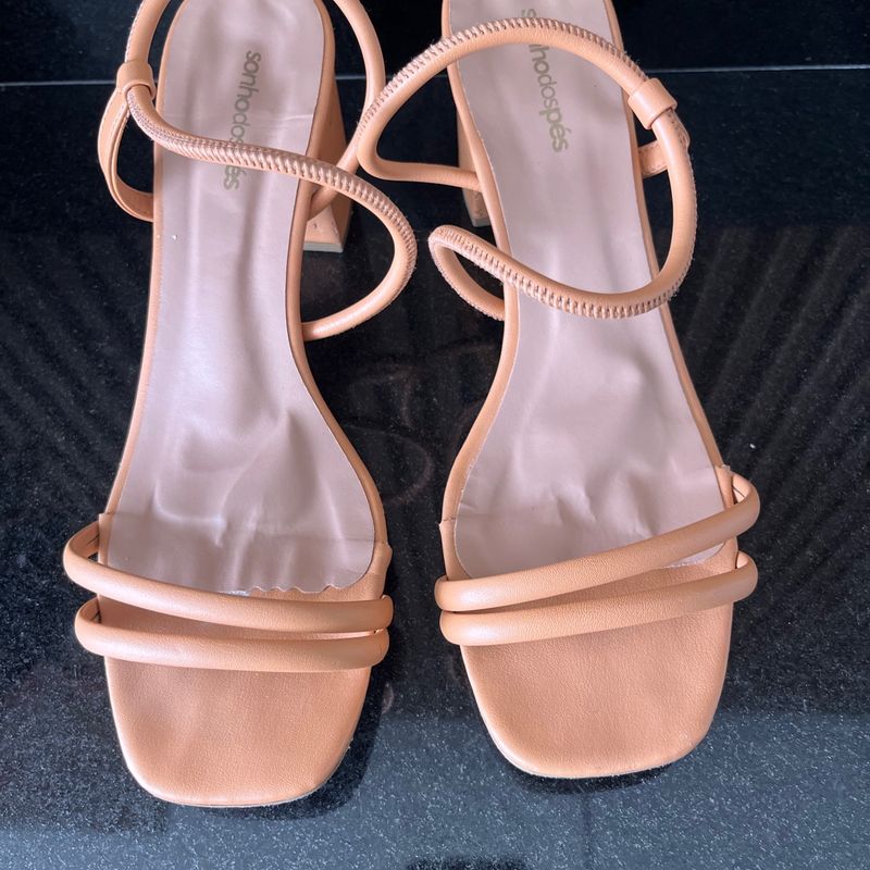 Sandalia Salto Bloco Sonhos do Pes Sonho Dos Pes Usado 109434485 - Main Image