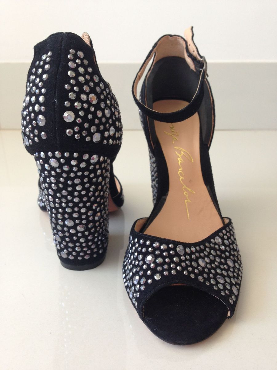 luiza barcelos sandalia salto grosso