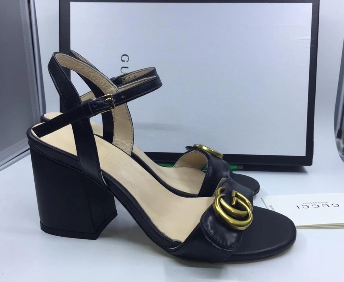 sandalia gucci feminina
