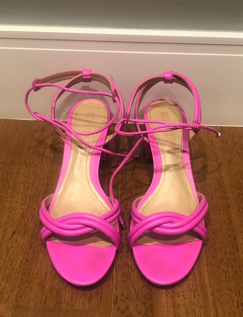 sandalia schutz neon