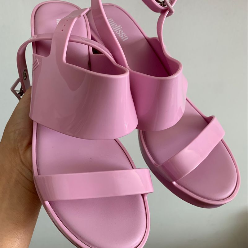 Sandalia melissa best sale rosa bebe