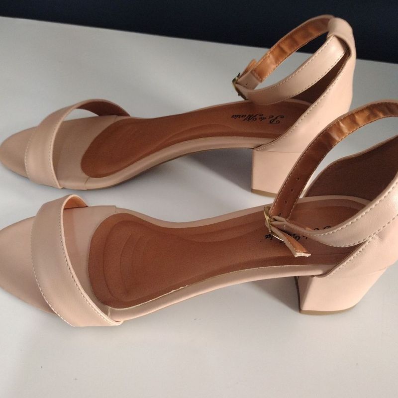 Sandália CalÇados 41 Femininos Sandalia Tamanho 41 Salto Baixo 5cm