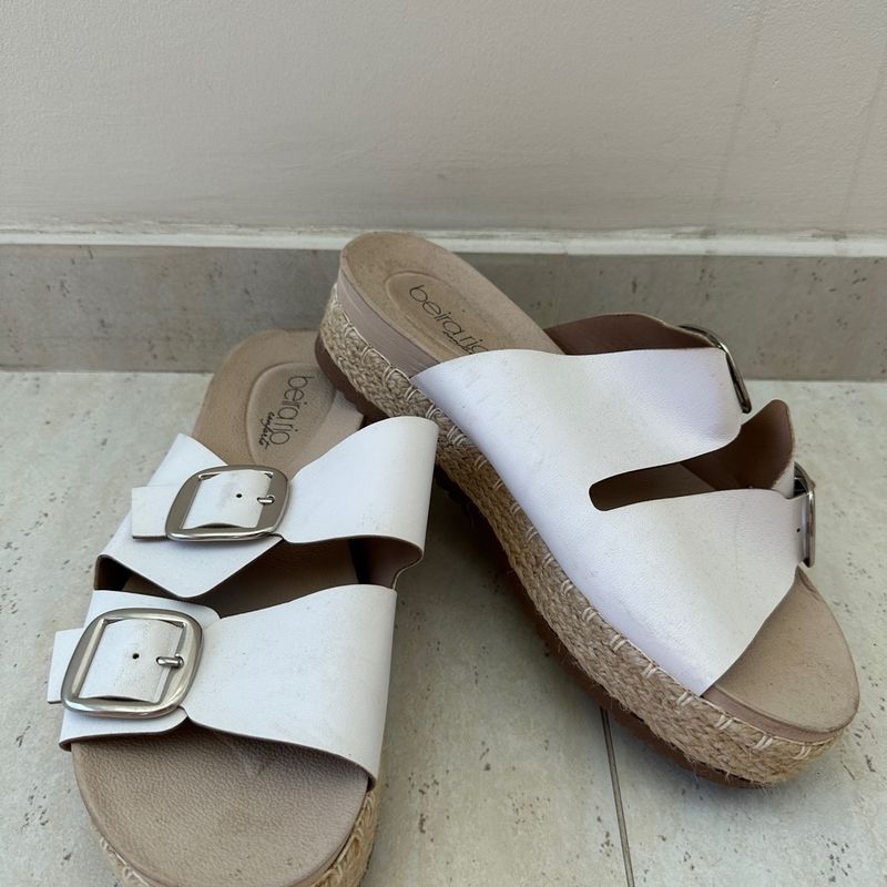 Sandalia best sale birken plataforma