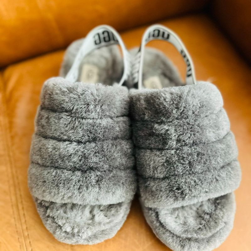 Sandália ugg fluff online yeah slide