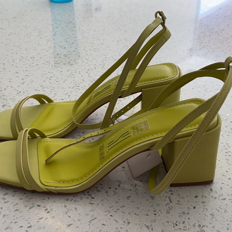 Sandália Verde Lima Amarração Nova Santa Lolla Sandália Feminina Santa  Lolla Nunca Usado 65306015 enjoei