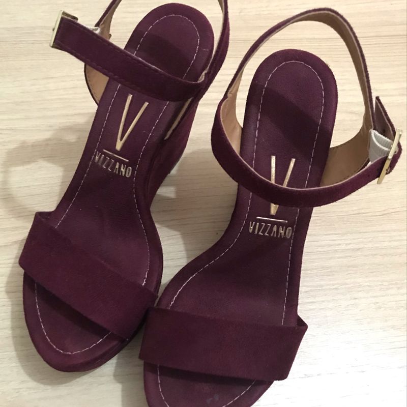 Sandalia hot sale marsala vizzano