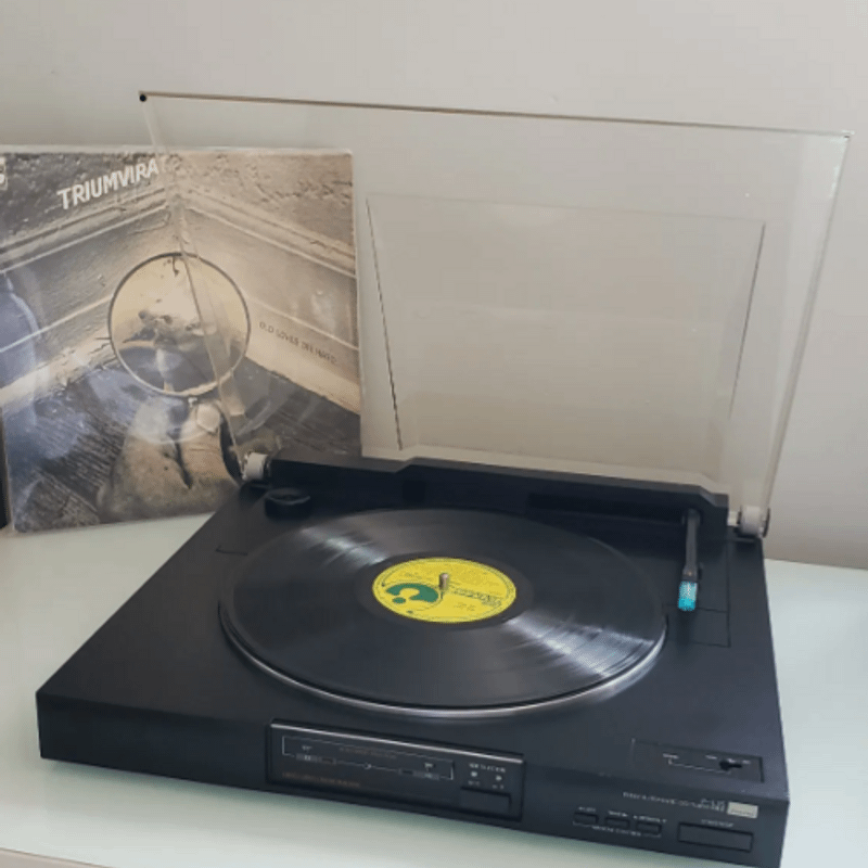 Sansui Toca Discos Pl-35 (raríssima Única Anunciada Na Internet) Cacareco  Sansui Usado 70456715 enjoei