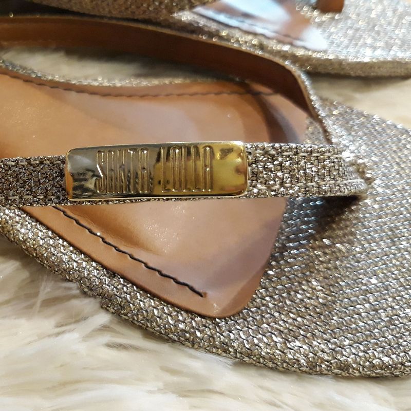 Rasteira santa best sale lolla com necessaire