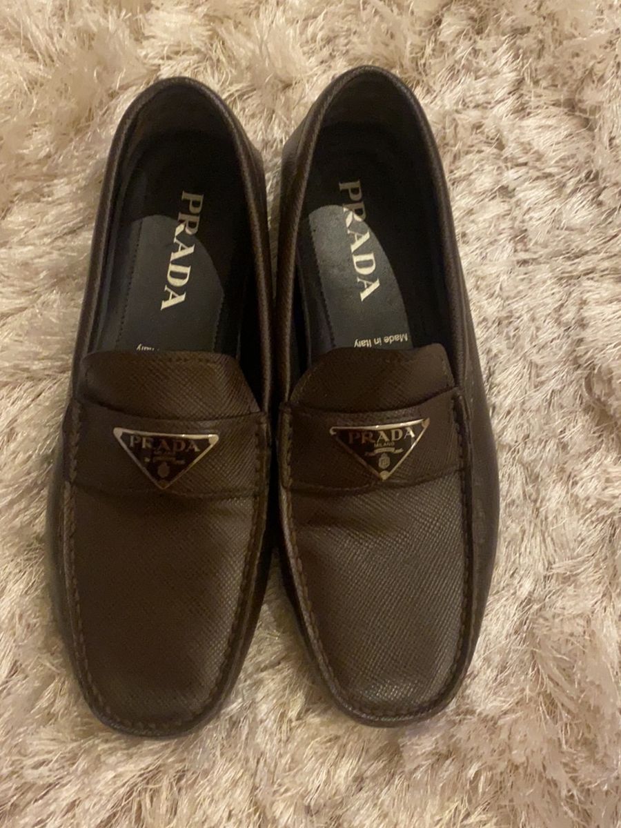 Saoato Social Masculino Marca Prada Original | Sapato Masculino Prada ...