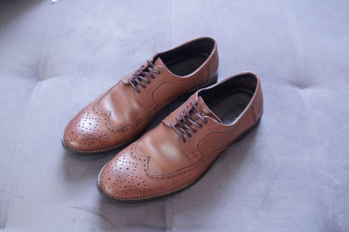 sapato oxford caramelo masculino