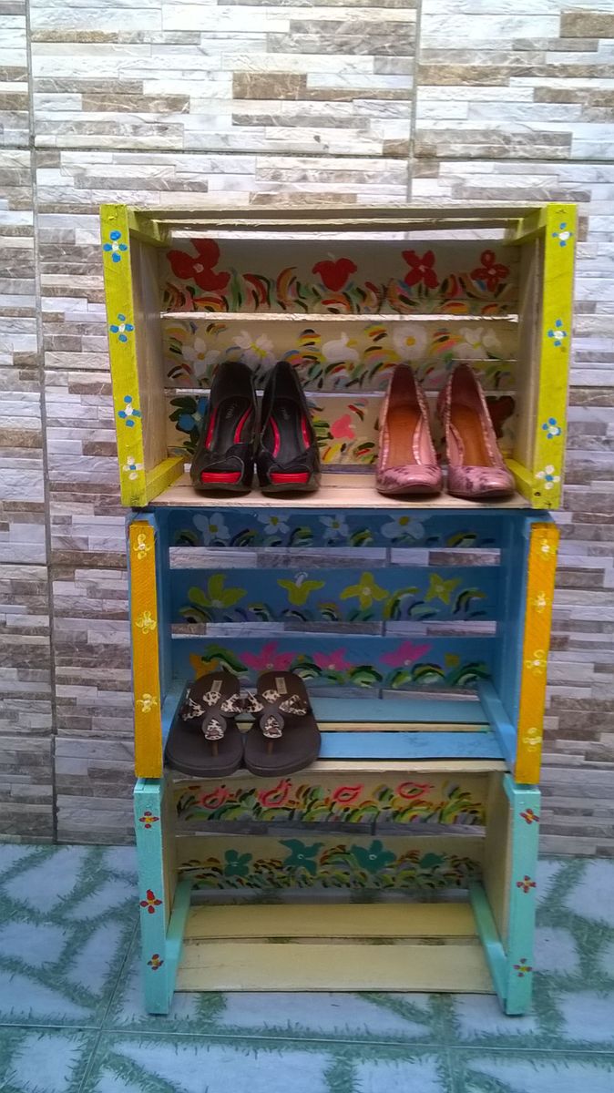 Sapateiro Ou Armario Multiuso | Móvel Artesanal Nunca Usado 20419288