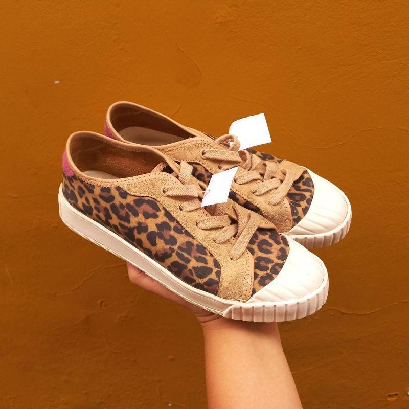 Tenis arezzo hot sale animal print